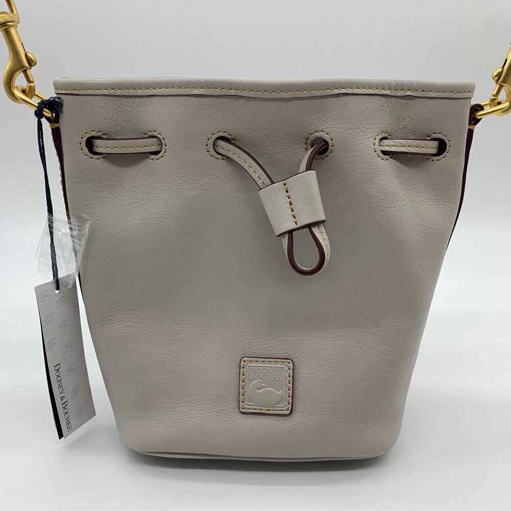 Dooney & Bourke Crossbody Florentine Leather Small Drawstring Purse - Picture 14 of 16
